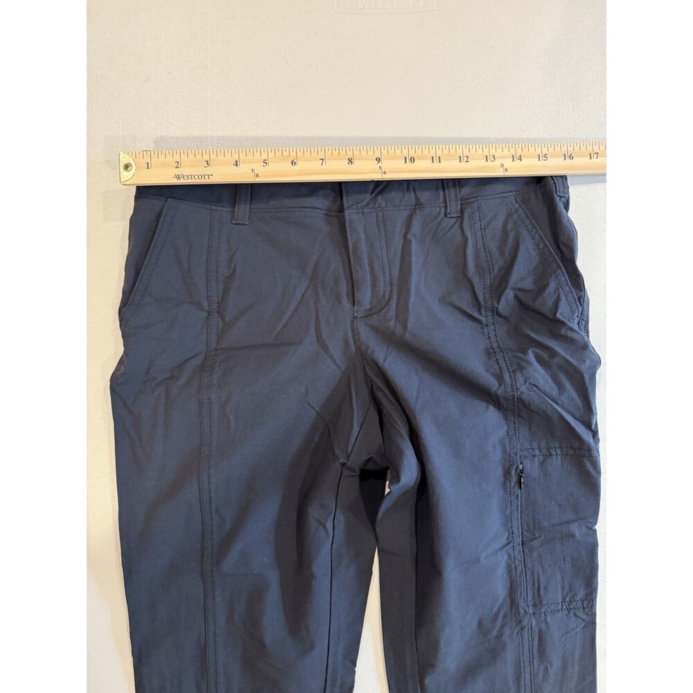 Athleta Pants Womens 8 Black Stretch Athletic Travel Hiking Minimal Athleisure - Picture 7 of 7